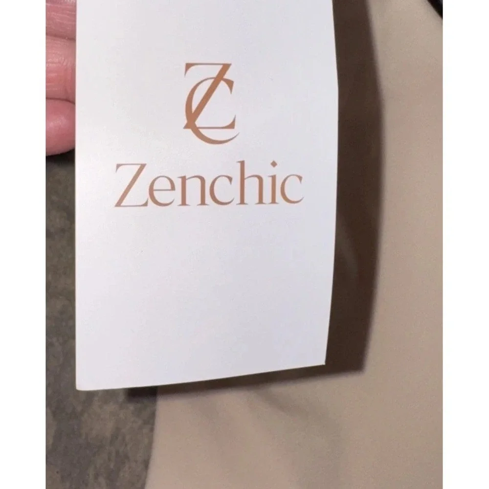 Zen Chic Bra 3.0 Size Small Wireless Lace Pushup‎ Padded Beige New